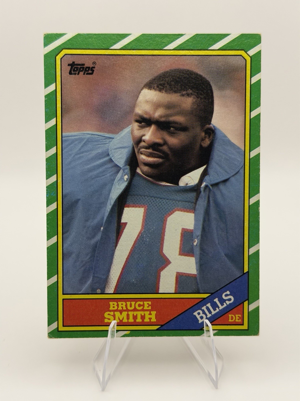 1986 Topps Bruce Smith #389 Rookie RC Buffalo Bills