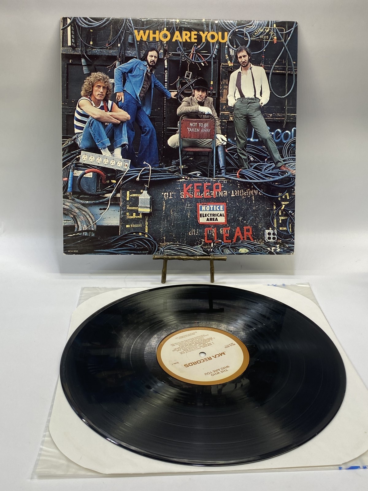 The Who Who Are You Vinyl LP 1978 MCA-3050 Tan Label EX/EX