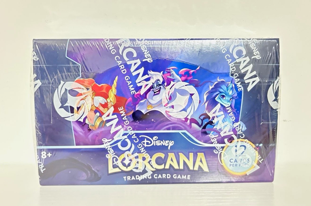 Disney Lorcana TCG Ursula's Return Booster Box 24 Packs 288 Cards English 2024 Disney Lorcana TCG Ursula's Return Booster Box 24 Packs 288 Cards English 2024