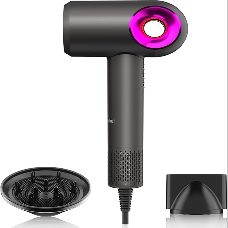 Hair Dryer, High-Speed Ionic Low Noise Blow Dryer with Diffuser for Fast Drying Hair Dryer, High-Speed Ionic Low Noise Blow Dryer with Diffuser for Fast Drying