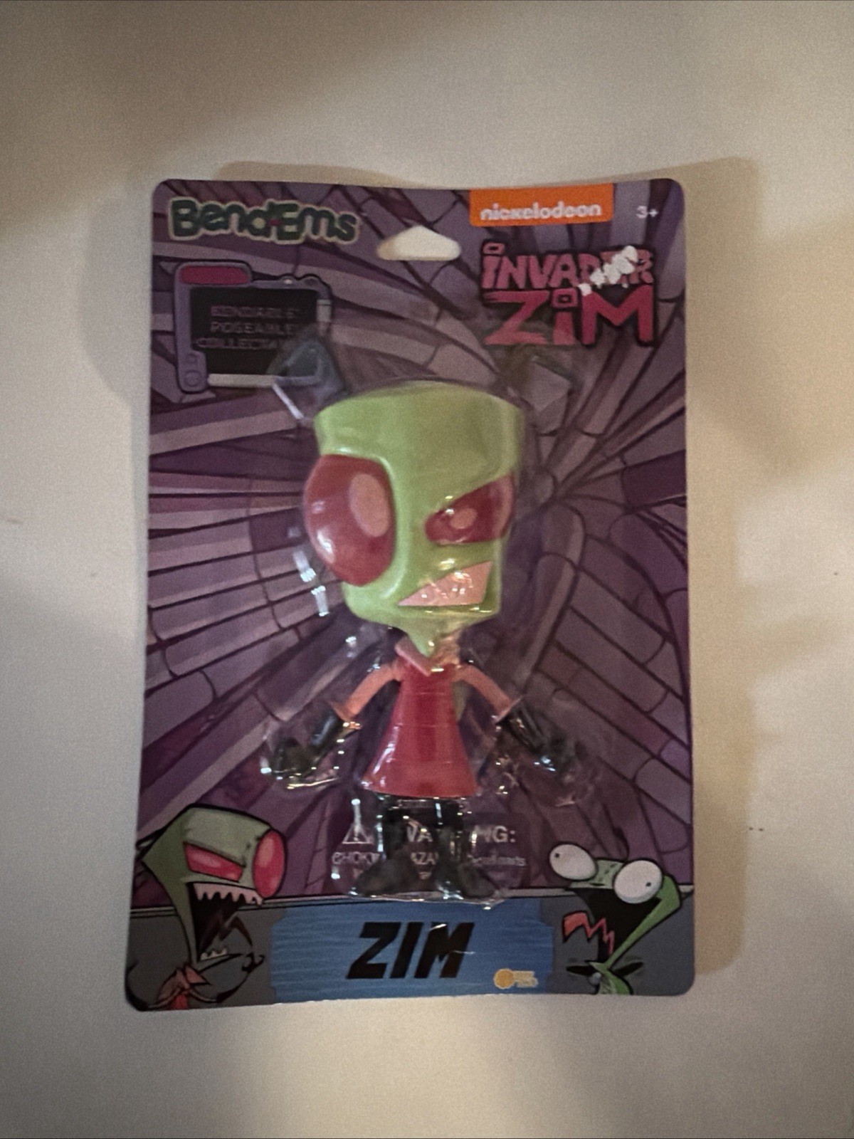Nickelodeon's INVADER ZIM Bend'Ems Figure NEW Nickelodeon's INVADER ZIM Bend'Ems Figure NEW