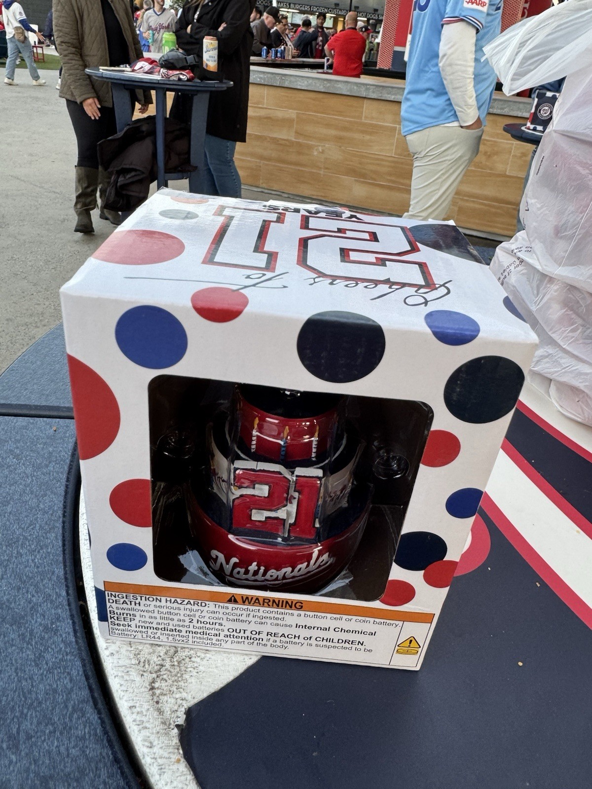 2026 Washington Nationals 21 Year Budweiser Coil Collectible RARE anniversary 