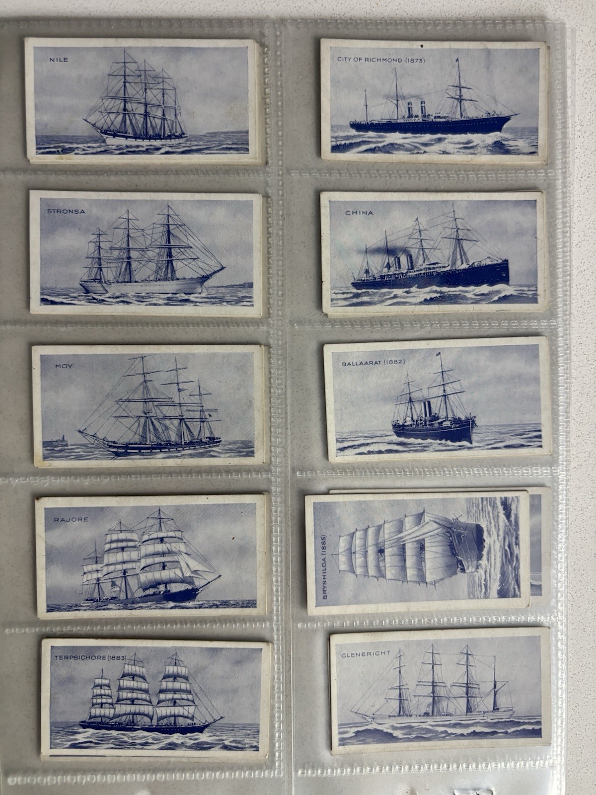 Dominion Cigarette Cards Old Ships 4th Series 1936 Complete Set 25