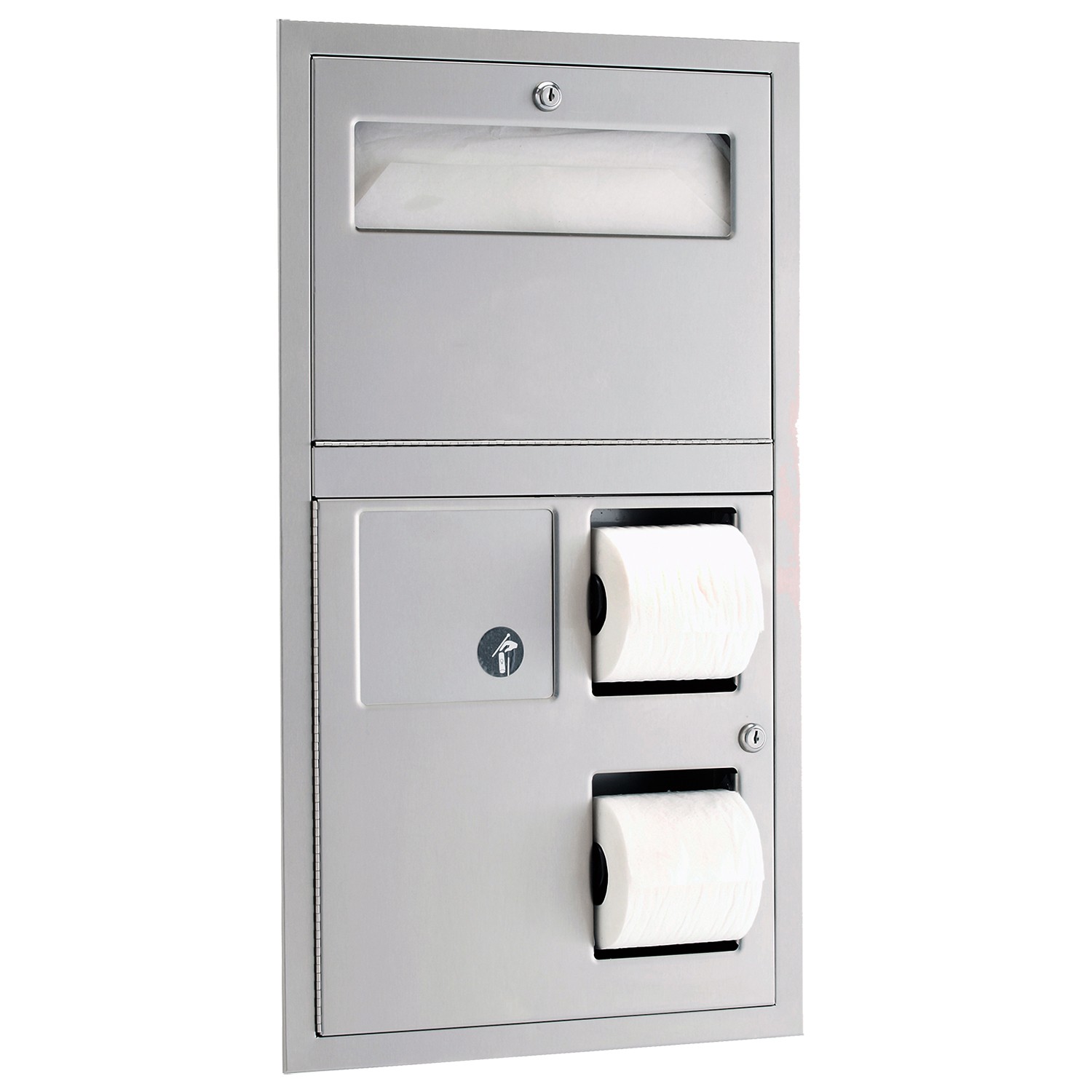 BOBRICK 3574 RECESSED COMBINATION UNIT 17.19 BOBRICK 3574 RECESSED COMBINATION UNIT 17.19