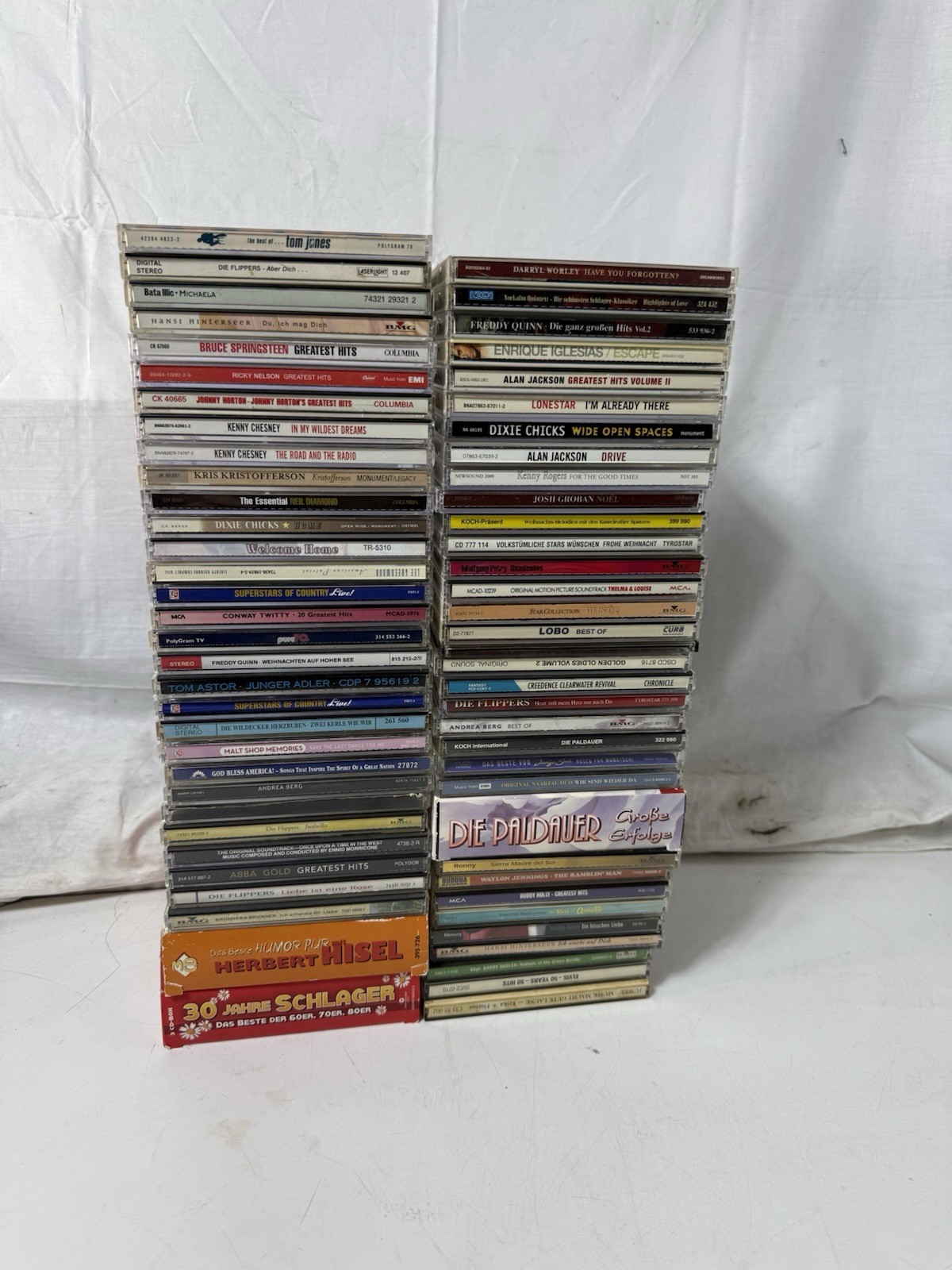 Huge Lot of 60+ Music CDs Country Rock Pop German Schlager Box Sets Collection 
