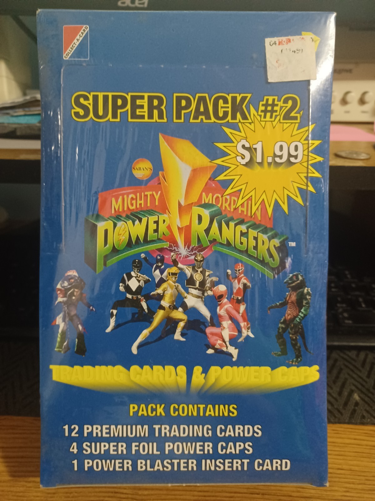 1995 Saban Super Pack #2, Mighty Morphin Power Rangers, Sealed Box Trading Cards 1995 Saban Super Pack #2, Mighty Morphin Power Rangers, Sealed Box Trading Cards