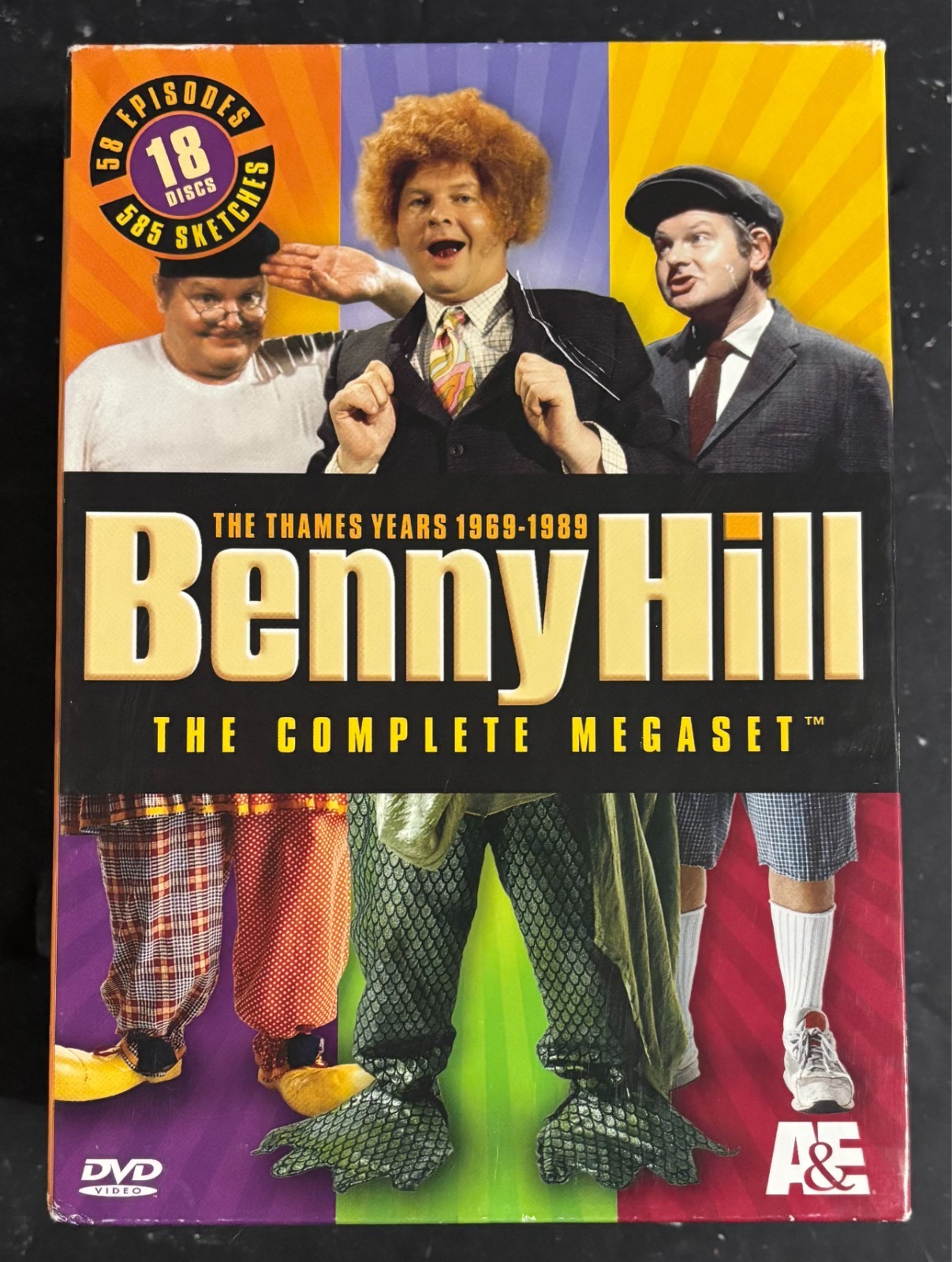 Benny Hill Complete Megaset The Thames Years 1969-1989 DVD 18-Discs Benny Hill Complete Megaset The Thames Years 1969-1989 DVD 18-Discs