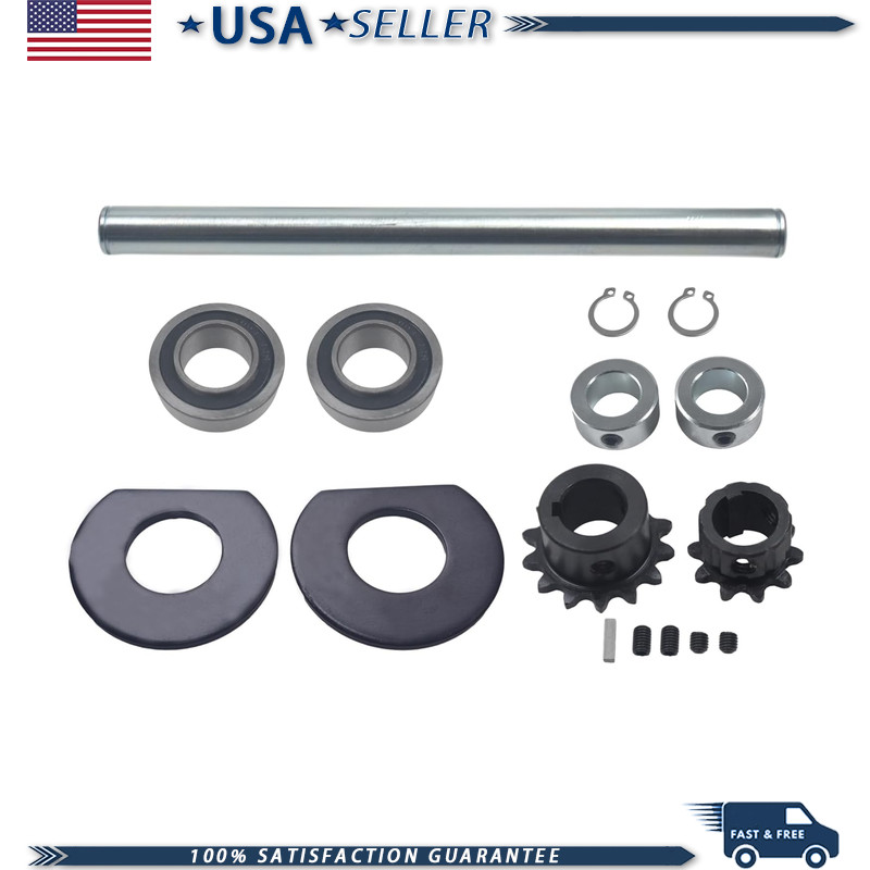 Jackshaft Kit 3/4x10 35 Galvanized Steel Go Kart Mini Bike Complete Sprockets Jackshaft Kit 3/4x10 35 Galvanized Steel Go Kart Mini Bike Complete Sprockets