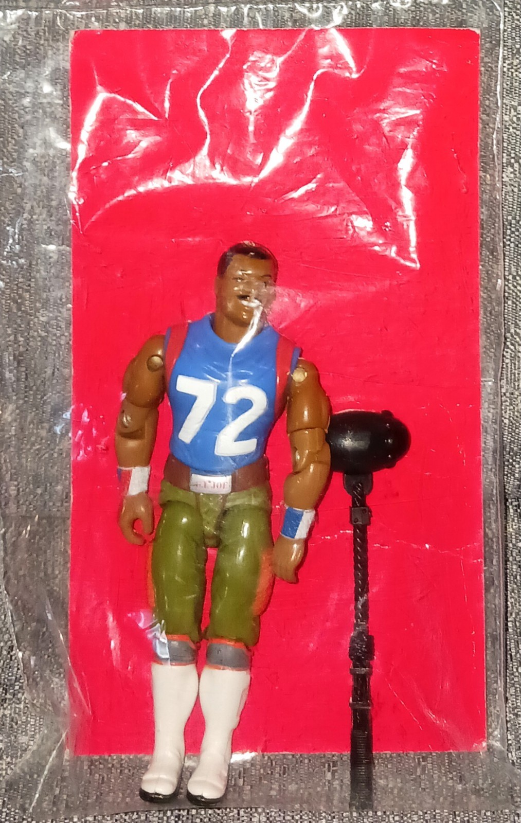 Vintage GI JOE THE FRIDGE William REFRIGERATOR PERRY 1986 MAIL-IN Complete RARE