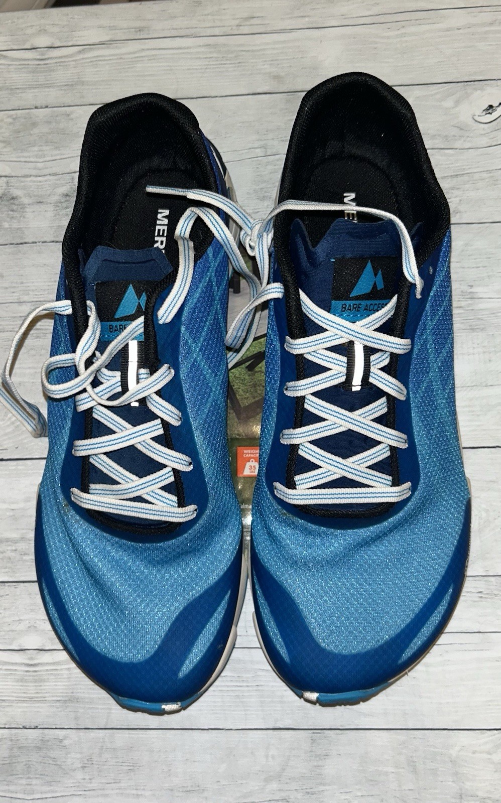 Merrell Bare Access Men’s Size 11 Blue Running Shoes Minimalist J09661 NIB