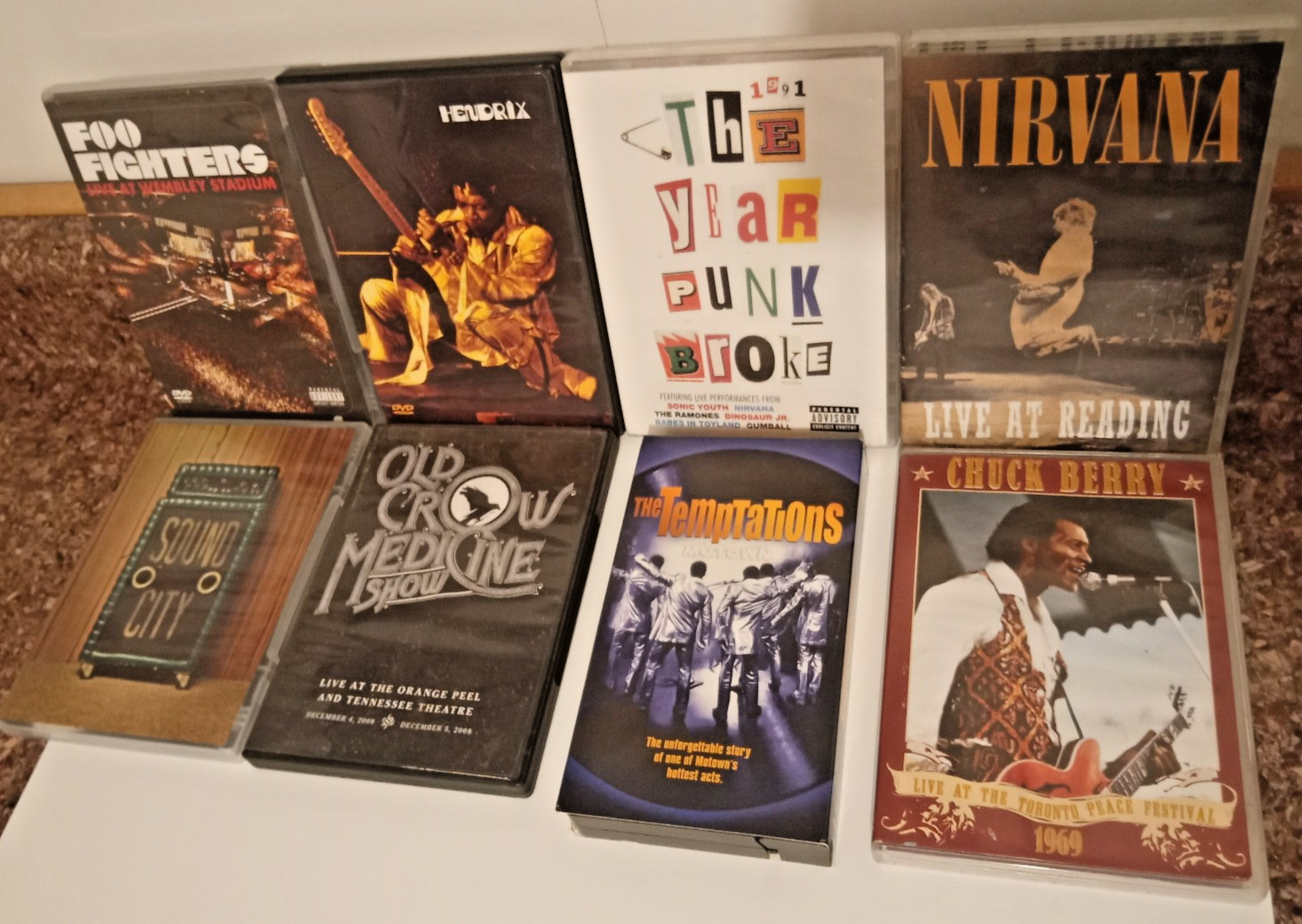 Rare Live Music, Documentary DVD Lot