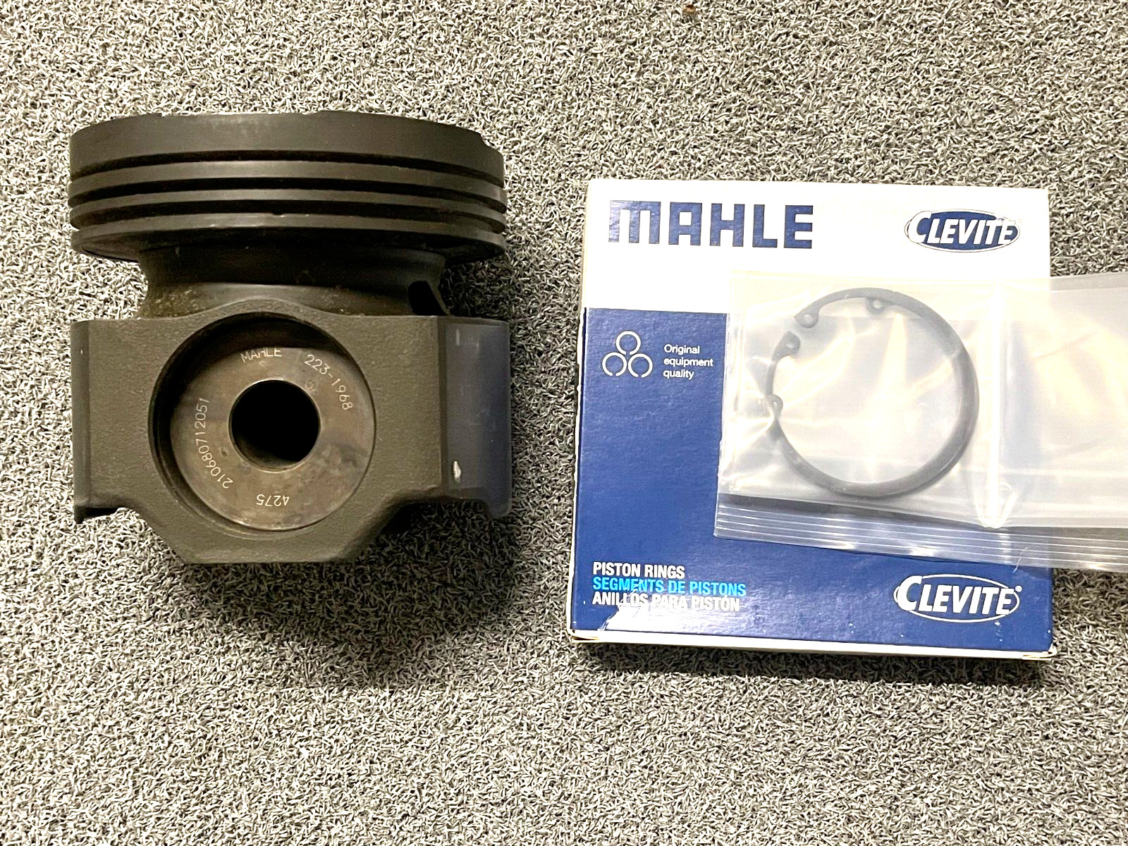 Mahle Clevite 225-3973 Piston With Rings For Cummins Mahle Clevite 225-3973 Piston With Rings For Cummins
