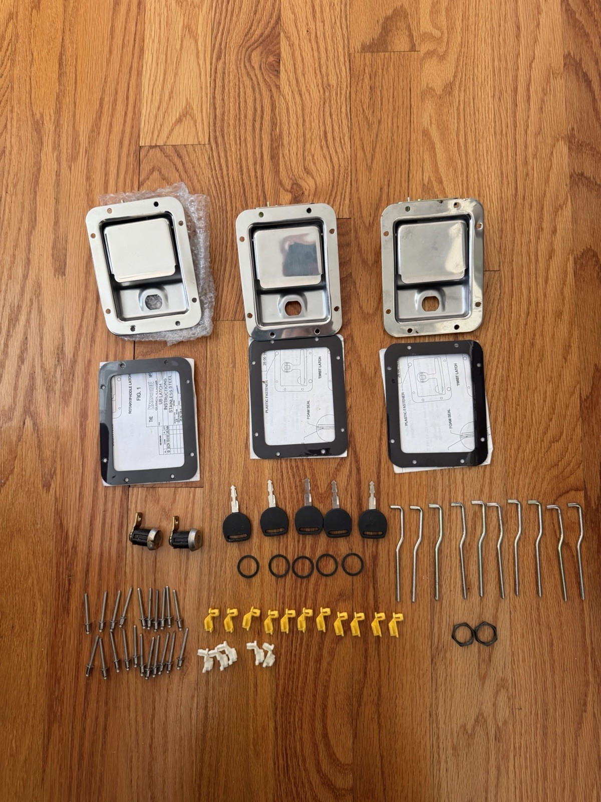 Knapheide 21107610, Stainless Steel Rotary Latch Repair Kit 3 Sets Knapheide 21107610, Stainless Steel Rotary Latch Repair Kit 3 Sets