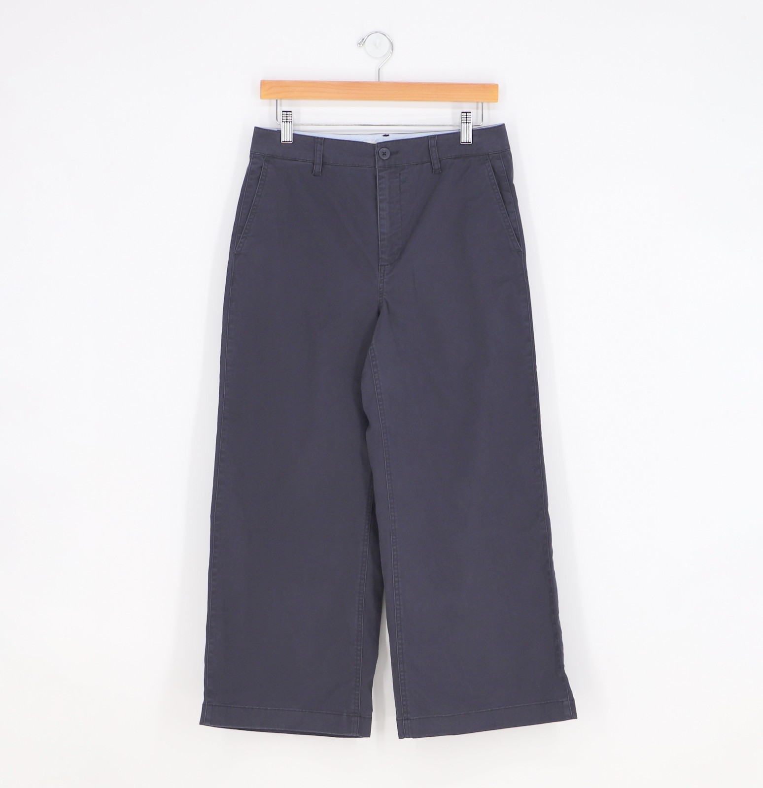 NWT BODEN Cropped Wide Leg Pants in Navy Size US 6R NWT BODEN Cropped Wide Leg Pants in Navy Size US 6R