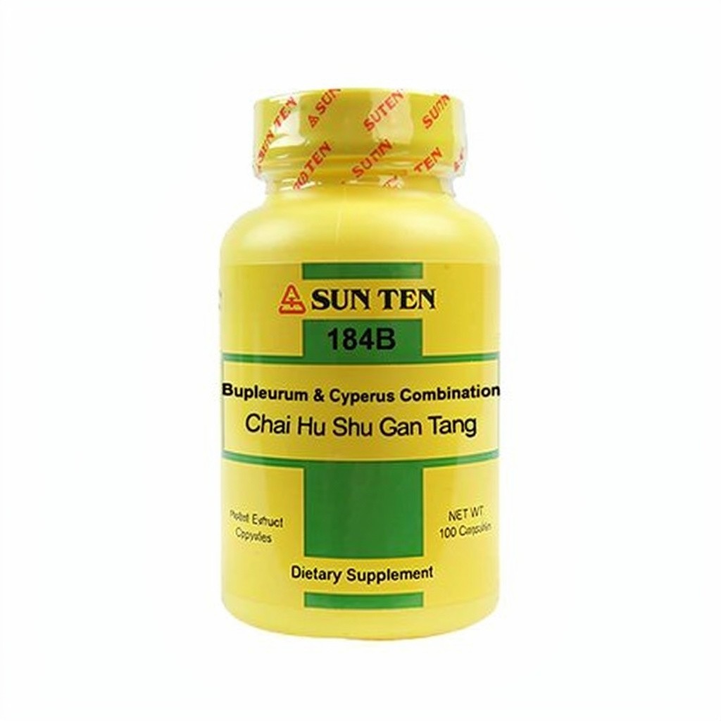 Sun Ten Chai Hu Shu Gan Tang 184B 100 Capsules