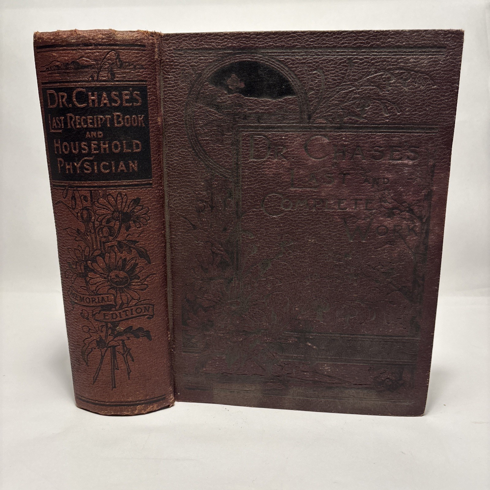 Rare Antique Dr. Chase\'s Last Receipt Book and Household Physician 1887 Rare Antique Dr. Chase\'s Last Receipt Book and Household Physician 1887