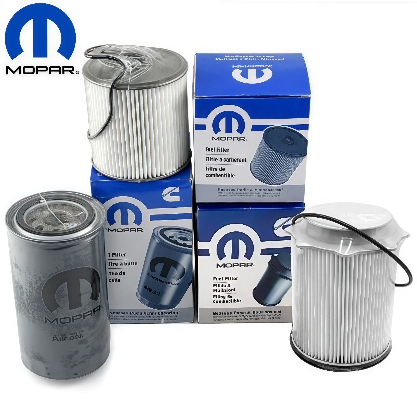 Mopar Diesel Fuel and Oil Filter Set for 2019-2024 Ram 2500 3500 4500 5500 6.7L Mopar Diesel Fuel and Oil Filter Set for 2019-2024 Ram 2500 3500 4500 5500 6.7L