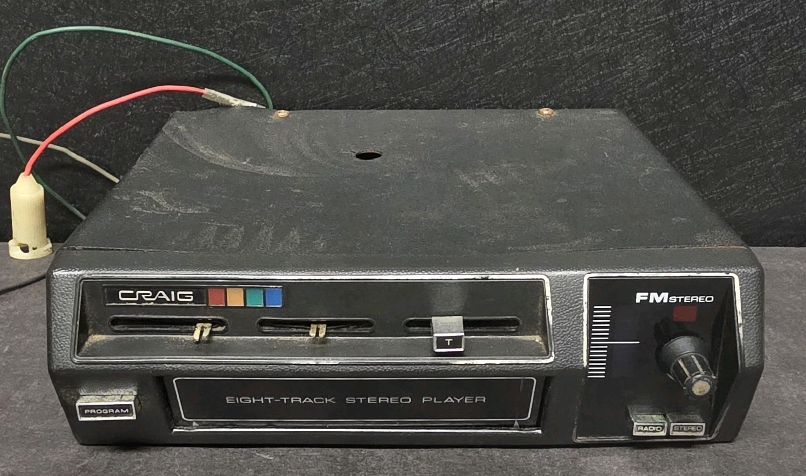 Vintage CRAIG Model 3153 Eight Track Car Stereo Player **Untested As-Is**