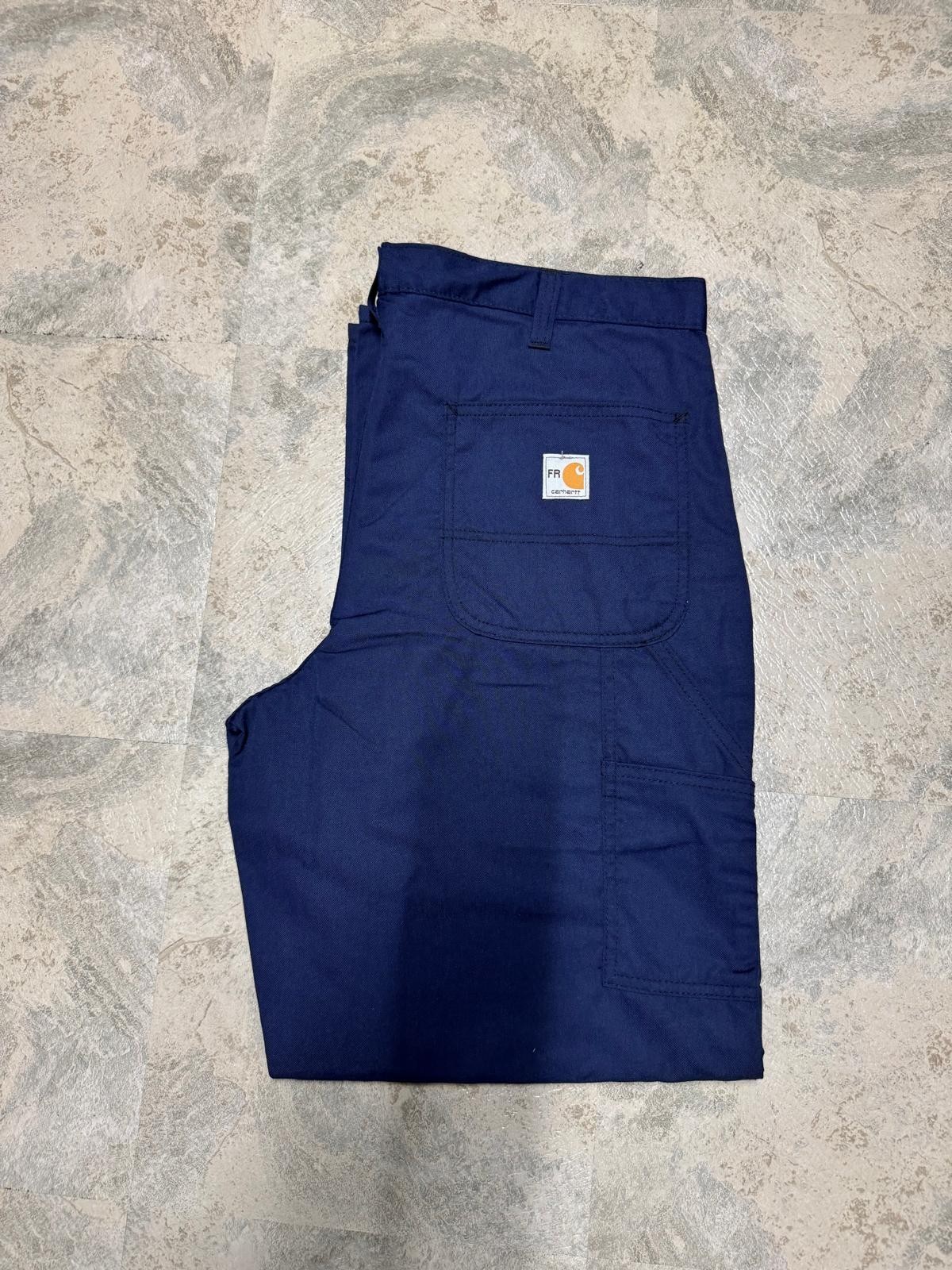 Carhartt FR Lightweight Canvas Work Pants Dungaree Navy - Men's