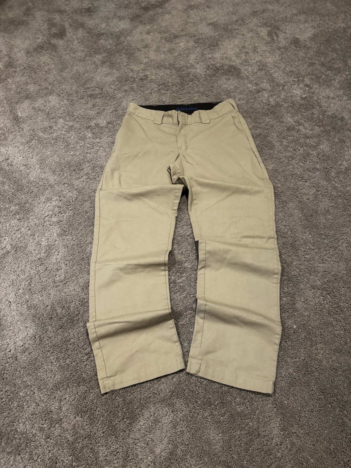 Dickies FLEX Slim Fit Tapered Work Pants Desert Sand Khaki Chinos Mens 32x32