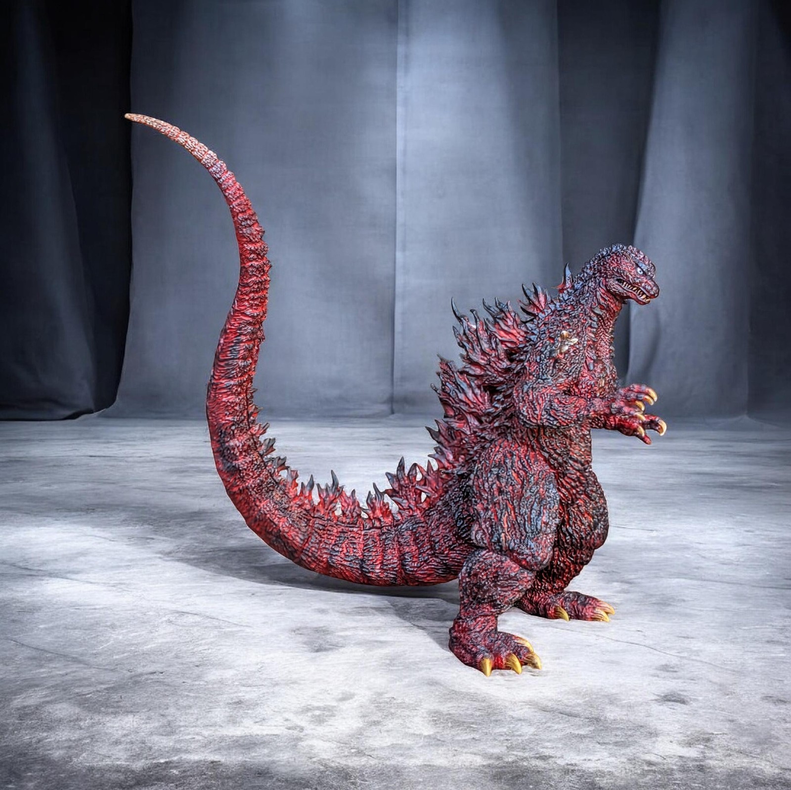Custom X-Plus Sakai Godzilla Completed Kit - Shin Variant From Iconick Repaints Custom X-Plus Sakai Godzilla Completed Kit - Shin Variant From Iconick Repaints