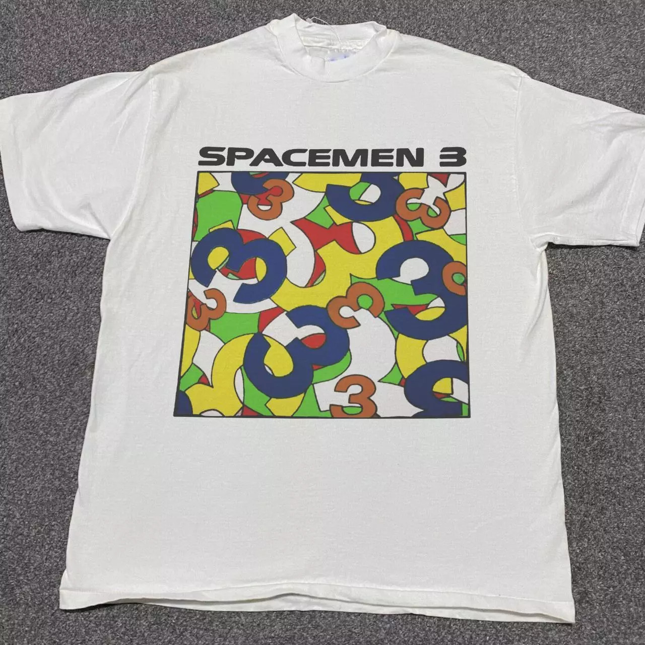 New Popular Spacemen 3 White T-Shirt Cotton Full Size