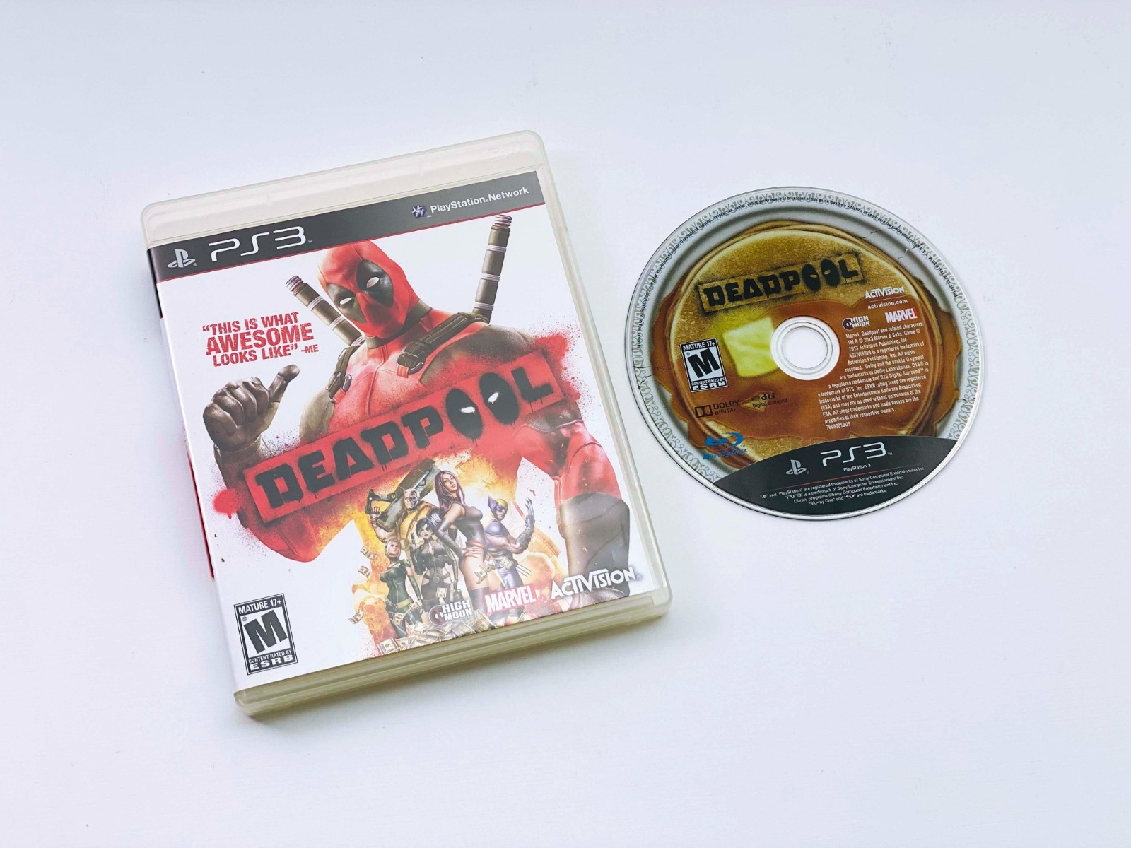 Deadpool (PS3, 2013) [CASE / COVER ART / DISC / NO MANUAL] *AUTHENTIC