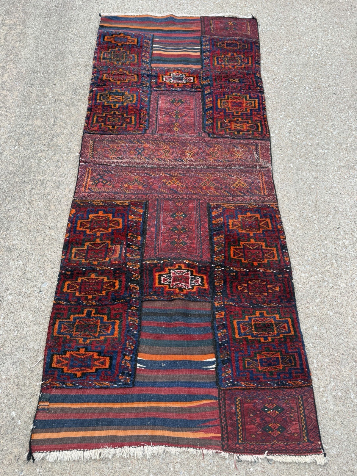 Baktiyari Hand Knotted Rug 7’9” x 3’2” Baktiyari Hand Knotted Rug 7’9” x 3’2”