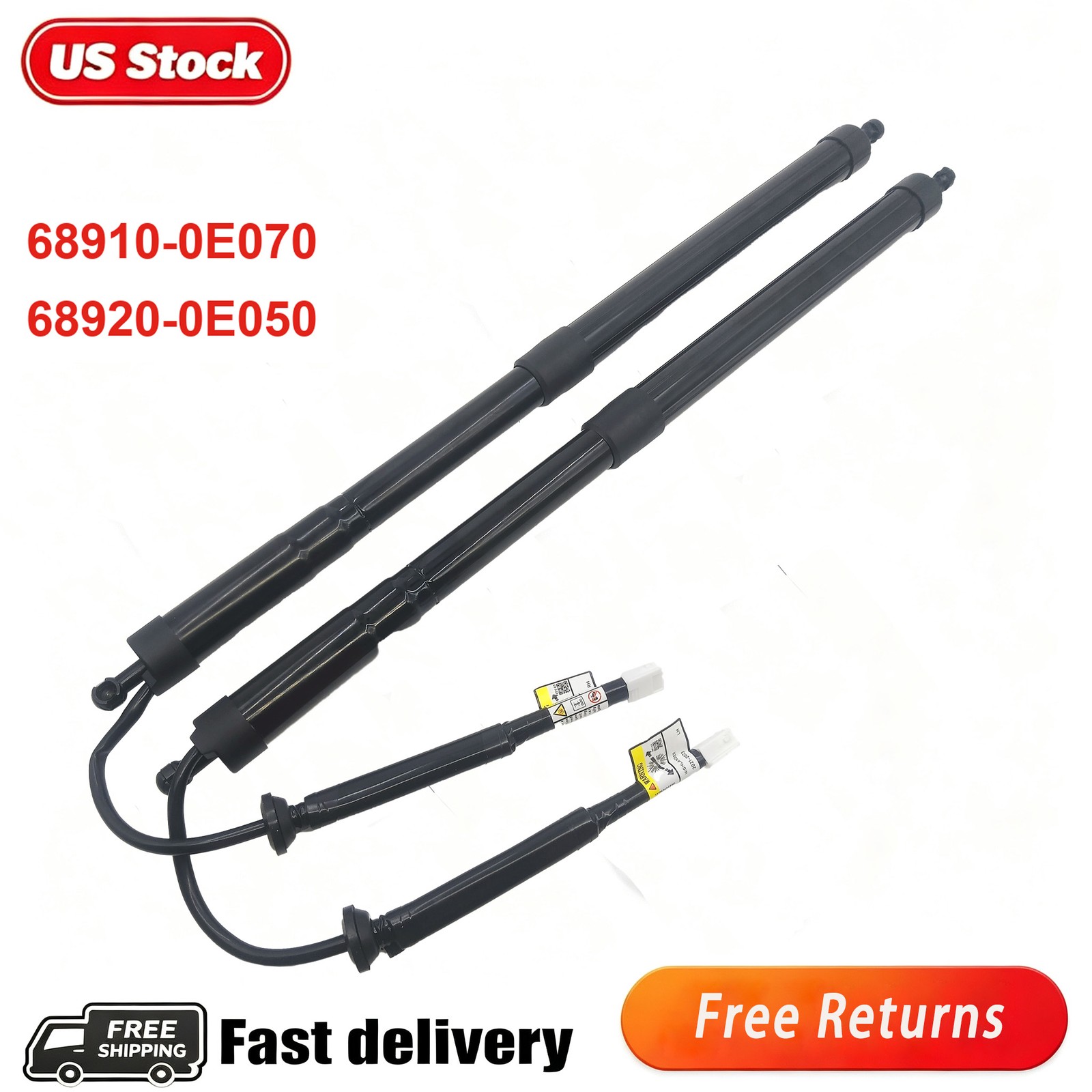 For Toyota Highlander 2020-25 Power Tailgate Strut Pair 68910-0E070 68920-0E050 For Toyota Highlander 2020-25 Power Tailgate Strut Pair 68910-0E070 68920-0E050