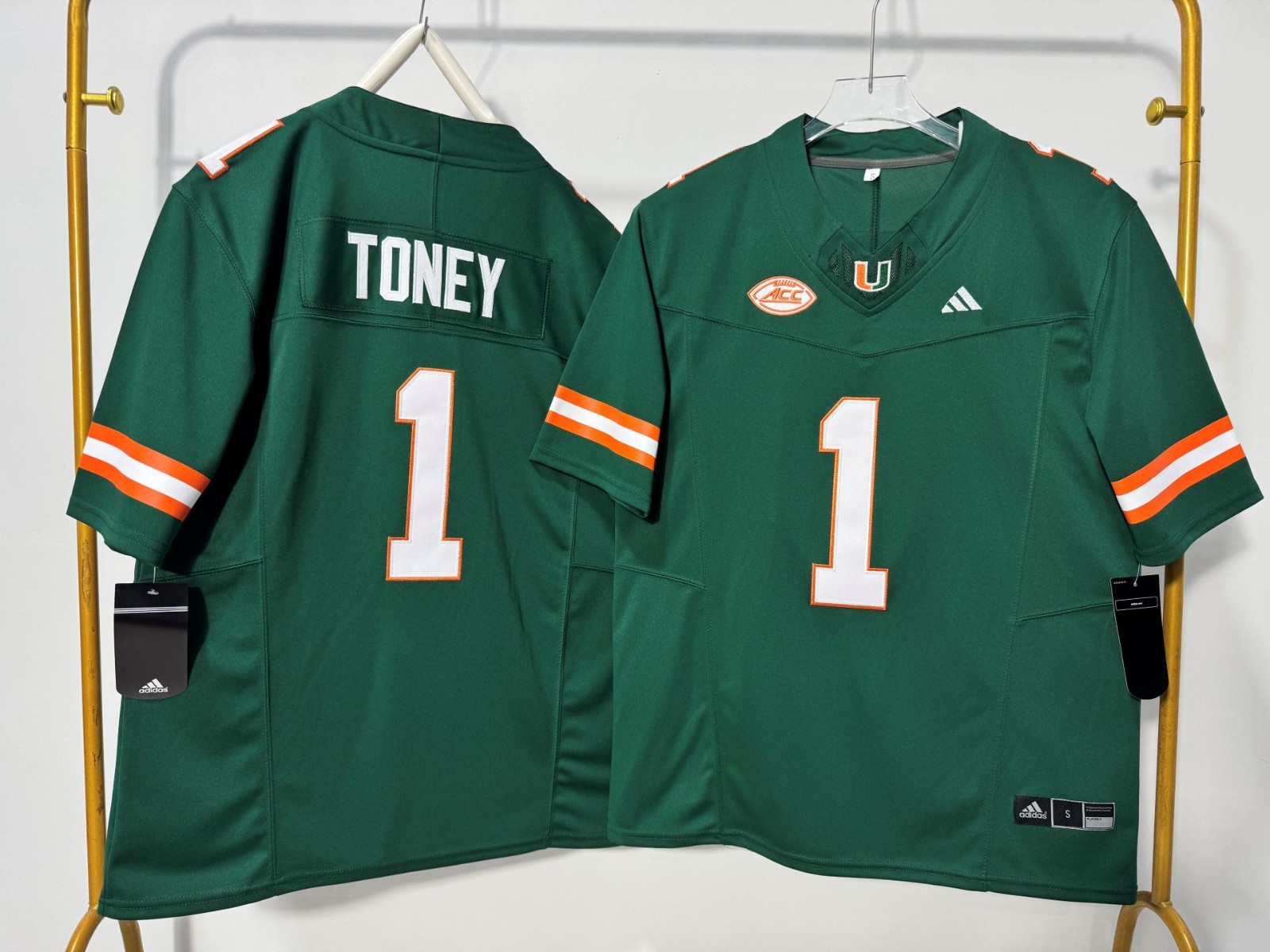 2026 New Mens Malachi Toney #1 Miami Hurricanes All Stitched Jersey 2026 New Mens Malachi Toney #1 Miami Hurricanes All Stitched Jersey