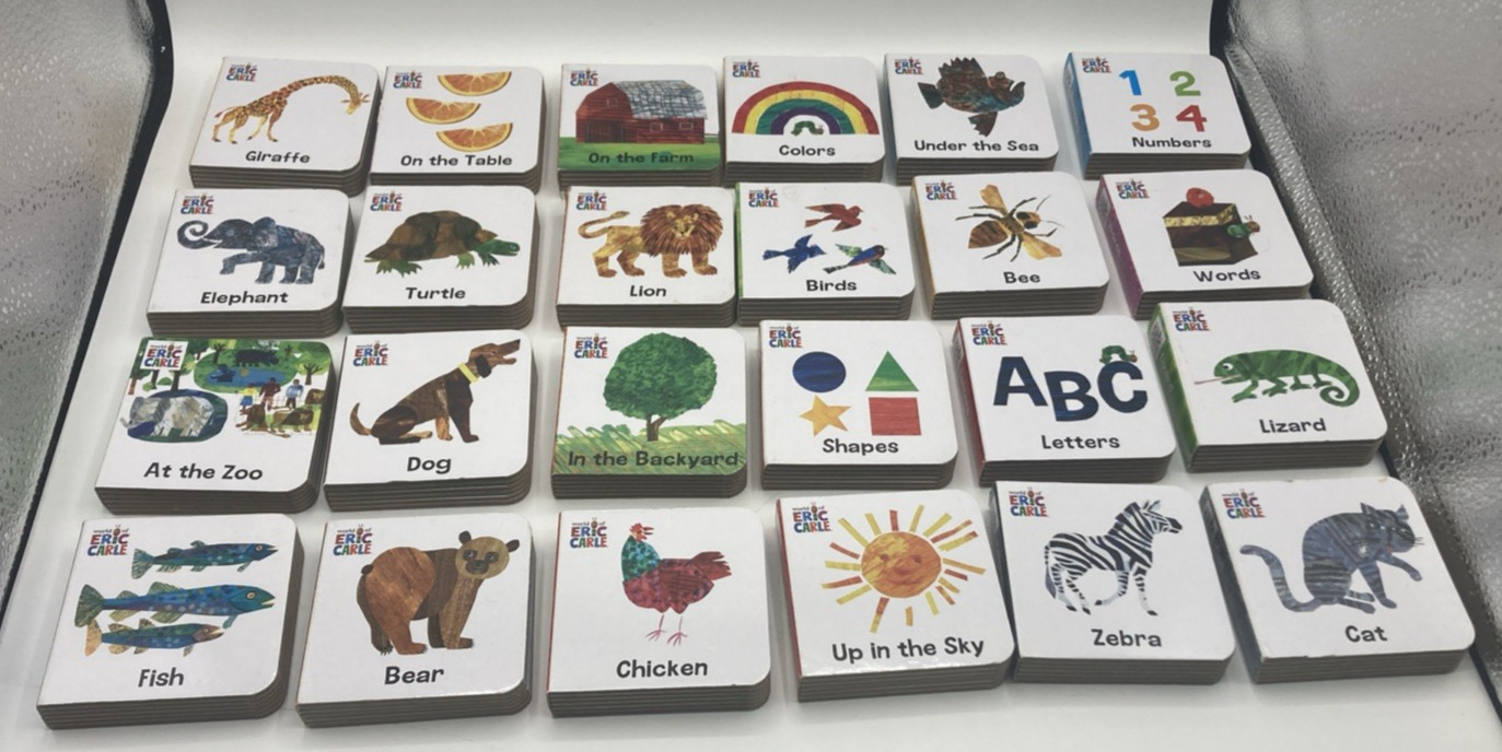 The World of Eric Carle Lot of 24 Hardcover Miniature Animal Books The World of Eric Carle Lot of 24 Hardcover Miniature Animal Books
