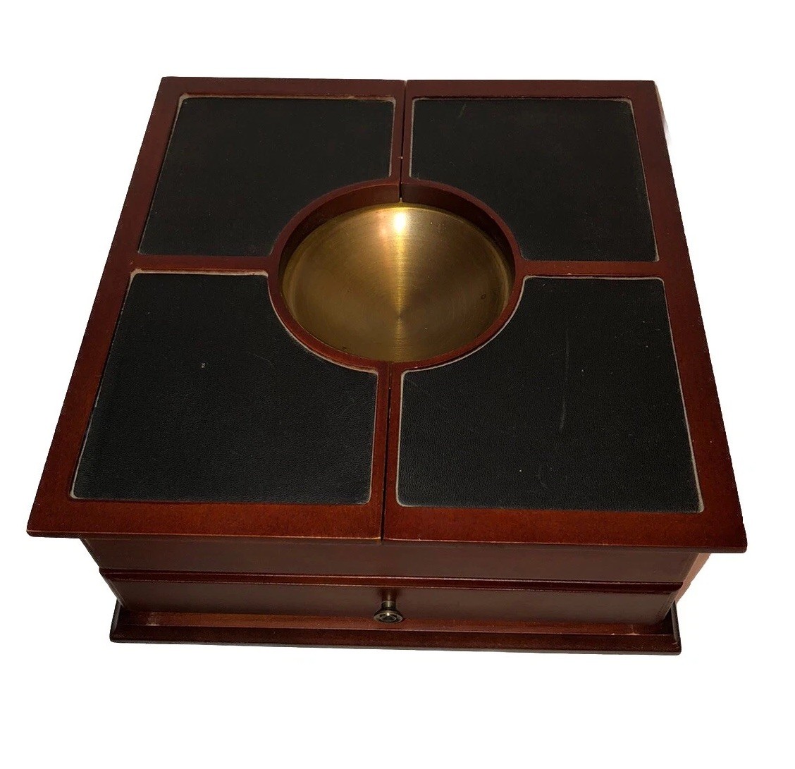 Bombay Company 😊 Wooden Valet Jewelry Box Tray Convertible Top & Drawer fun Bombay Company 😊 Wooden Valet Jewelry Box Tray Convertible Top & Drawer fun