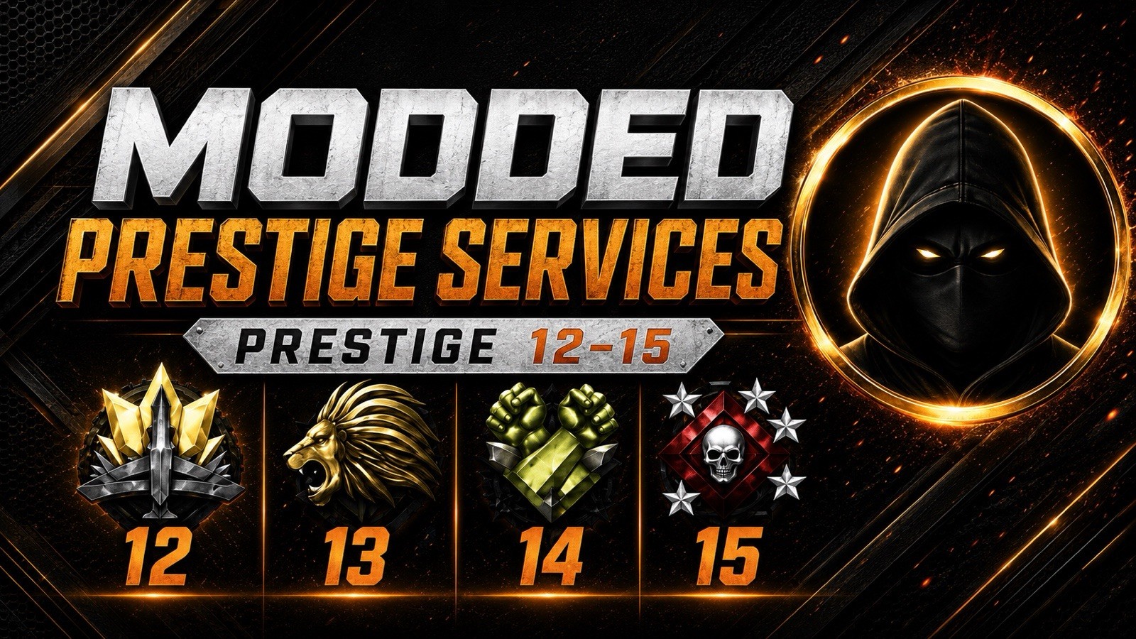 *NEW* BO2 Custom Prestige Service | Choose 12th, 13th, 14th or 15th | PS4/PS5