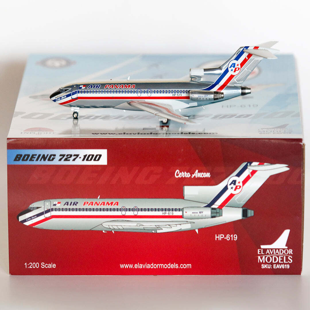 Inflight EAV619 Air Panama Boeing 727-100 HP-619 Diecast 1/200 Model Airplane