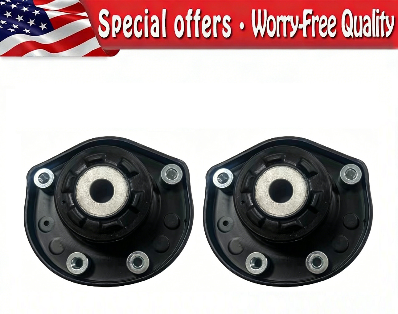 2pcs FRONT Shock Strut UPPER Mount For Mercedes SPRINTER 1500 2500 3500 3500XD