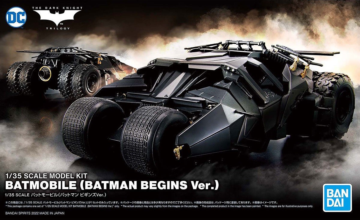 Bandai Hobby Batmobile Batman Begins Ver. 1/35 Scale Model Kit USA Seller