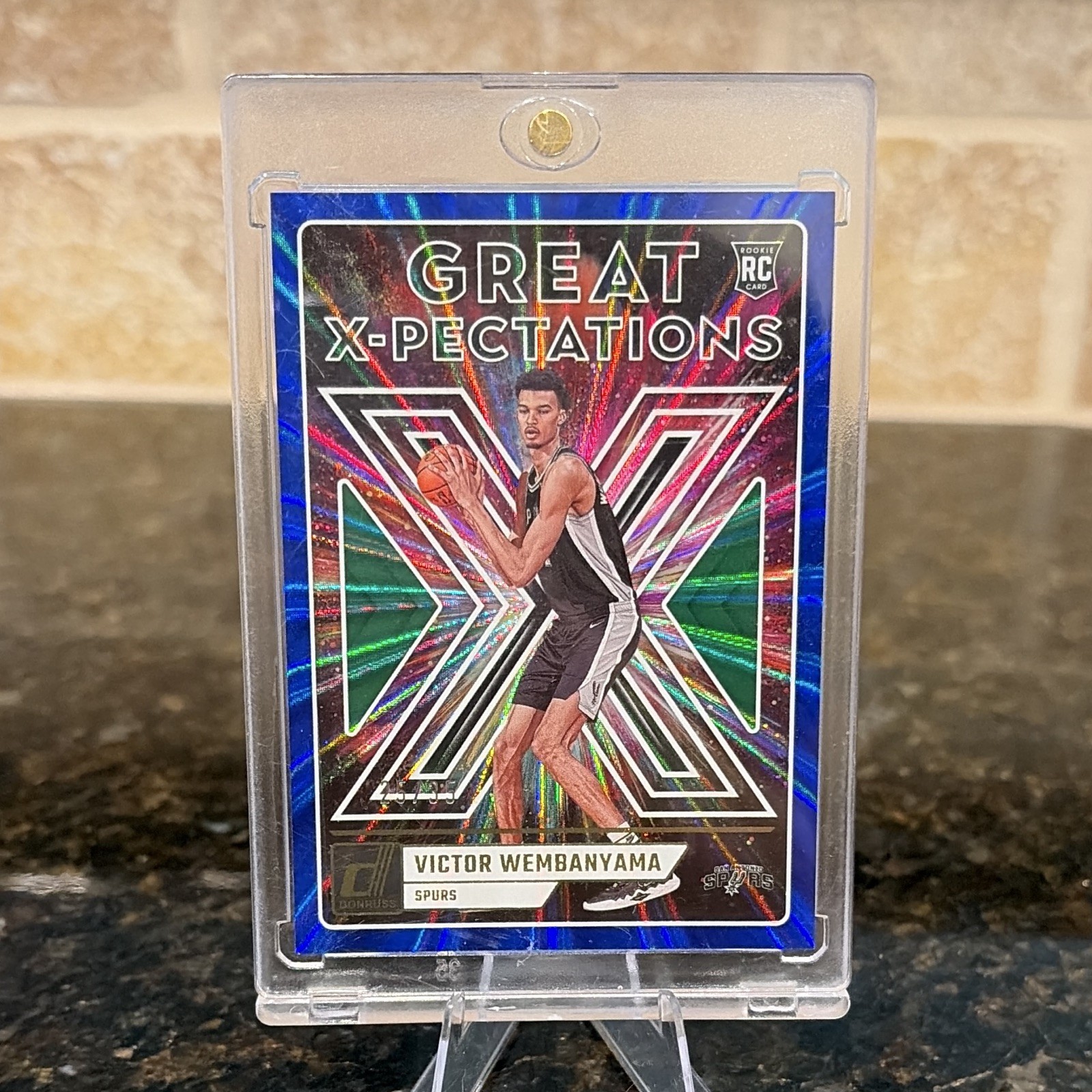 2023-24 Panini Donruss - Great X-Pectations Blue /35 Victor Wembanyama #10 (RC) 2023-24 Panini Donruss - Great X-Pectations Blue /35 Victor Wembanyama #10 (RC)