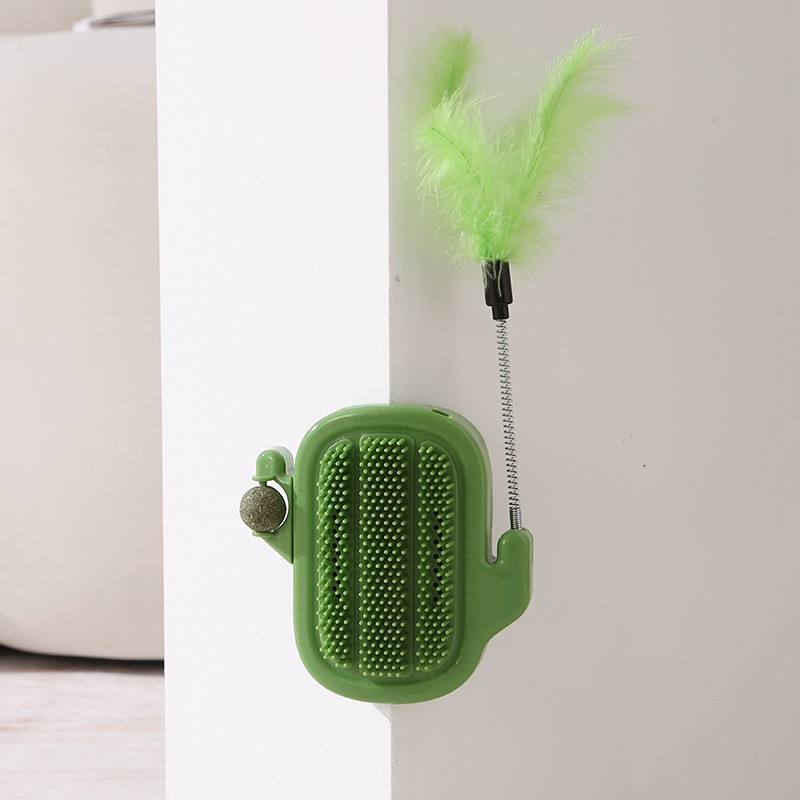 Cat Itching Device Hair Brushing Device Cactus Cat Scratch Board Brushing Tool_ Cat Itching Device Hair Brushing Device Cactus Cat Scratch Board Brushing Tool_
