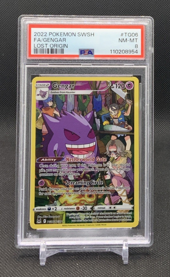 2022 Pokemon SWSH Lost Origin Trainer Gallery Gengar TG06/TG30 PSA 8 2022 Pokemon SWSH Lost Origin Trainer Gallery Gengar TG06/TG30 PSA 8