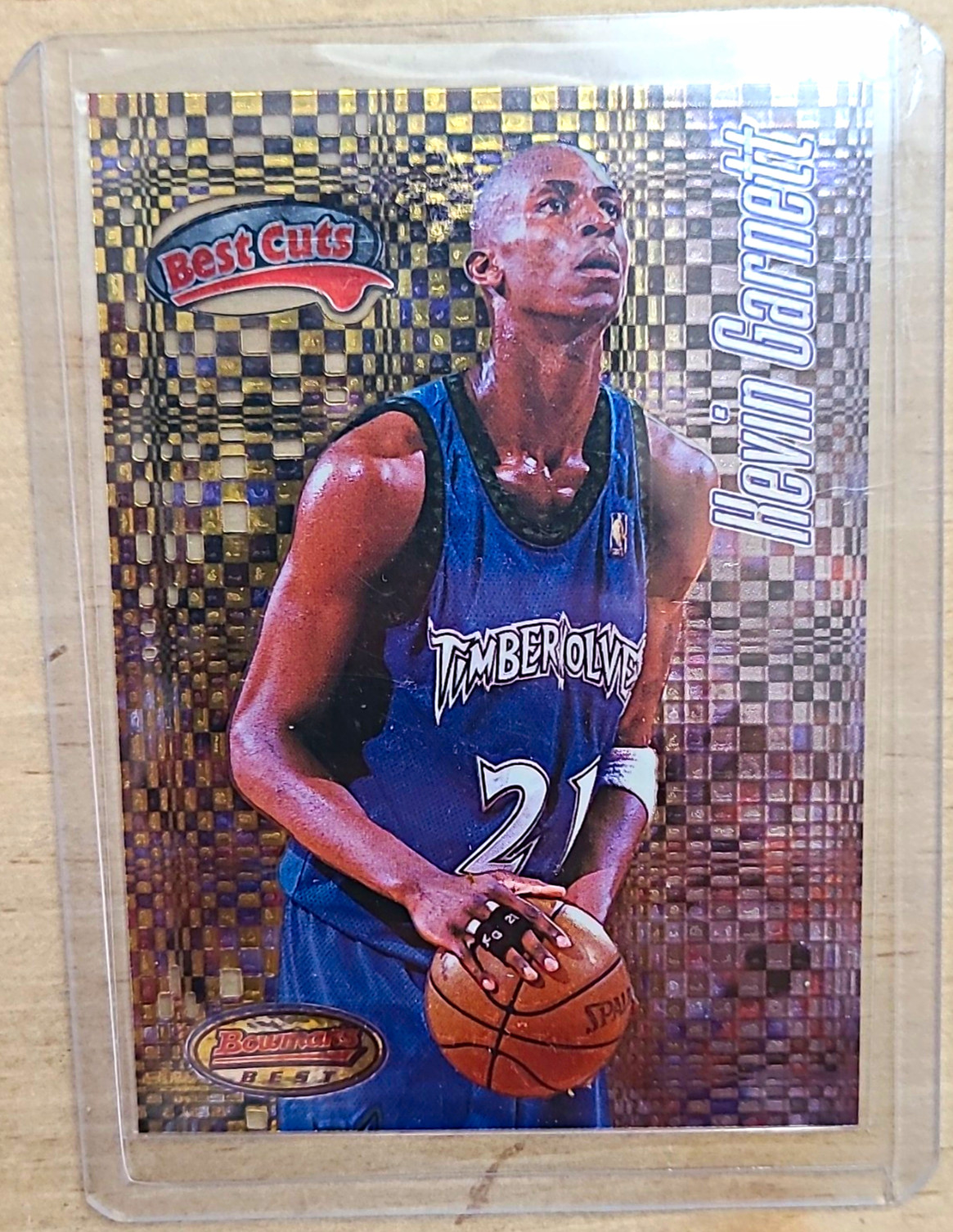 1997-98 Bowman\'s Best Kevin Garnett Best Cuts #BC5 Timberwolves Insert