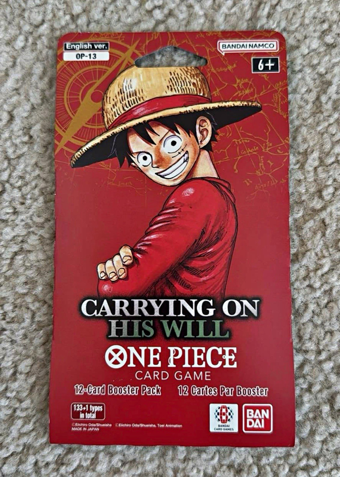 Bandai Namco One Piece Card Game OP-13 Lot of 15 Bandai Namco One Piece Card Game OP-13 Lot of 15