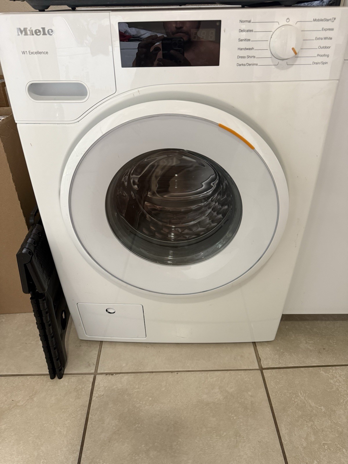 Miele WXD160 W1 Excellence Front-Loading Electric Washing Machine, White Miele WXD160 W1 Excellence Front-Loading Electric Washing Machine, White
