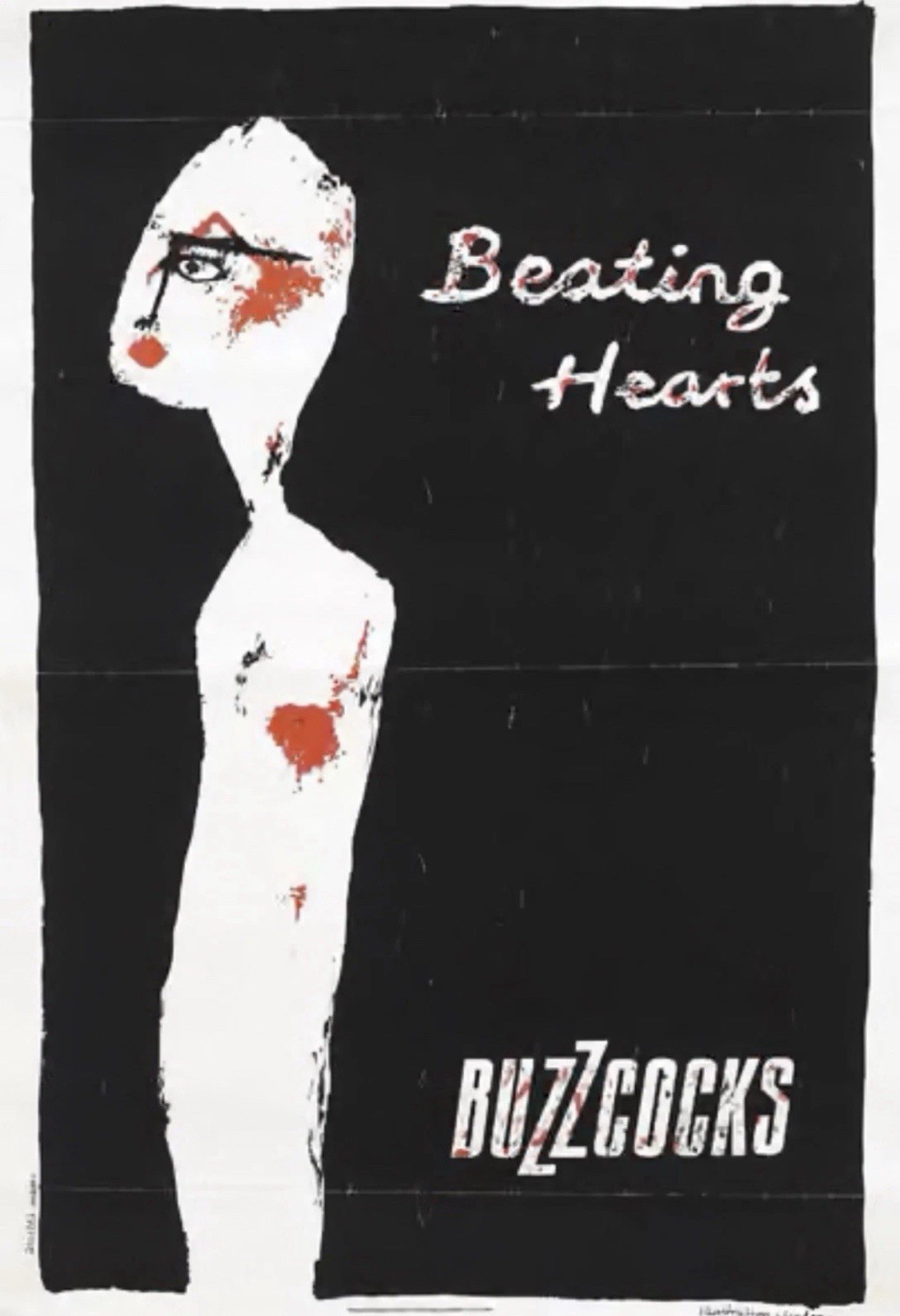 BUZZCOCKS BEATING HEARTS PROMOTIONAL POSTER MULTI SIZES BUZZCOCKS BEATING HEARTS PROMOTIONAL POSTER MULTI SIZES