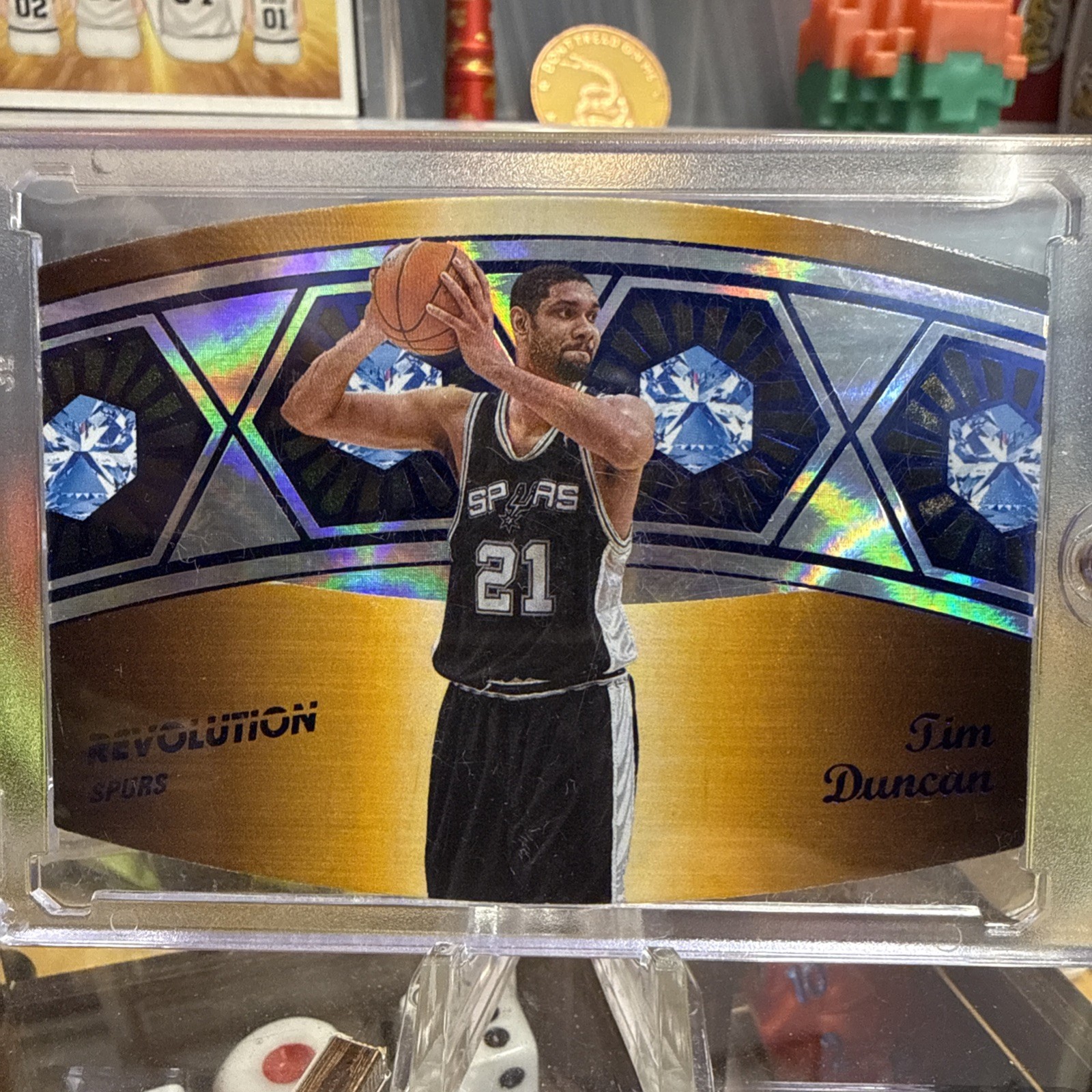Tim Duncan - 🔥1/25🔥 2024 Panini Revolution Ring Bearers INFINITE-SSP-DIE CUT Tim Duncan - 🔥1/25🔥 2024 Panini Revolution Ring Bearers INFINITE-SSP-DIE CUT