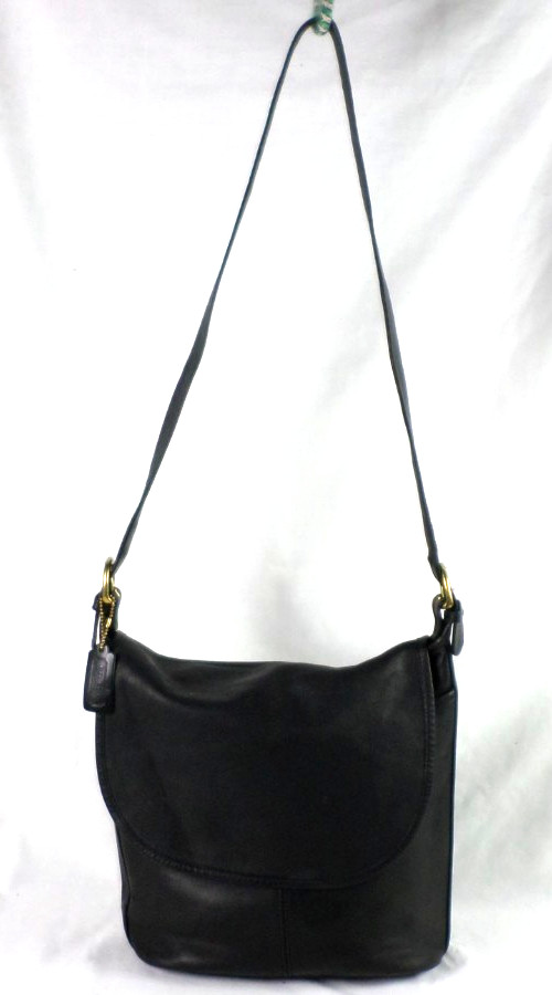 Vintage COACH 4115 Black Leather Original Whitney Flap Tote Shoulder Bag USA WOW Vintage COACH 4115 Black Leather Original Whitney Flap Tote Shoulder Bag USA WOW