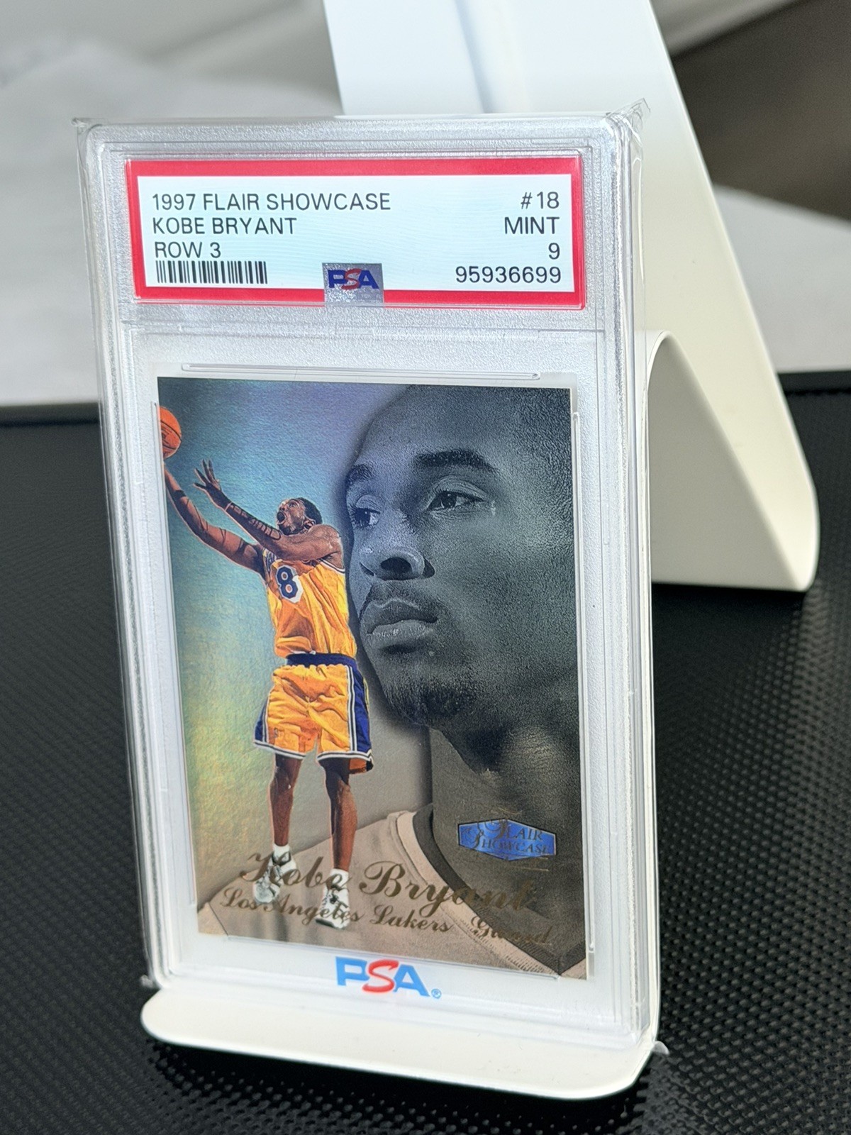 1997-98 FLAIR SHOWCASE ROW 3 KOBE BRYANT LAKERS HOF PSA 9 (Best Offer) 1997-98 FLAIR SHOWCASE ROW 3 KOBE BRYANT LAKERS HOF PSA 9 (Best Offer)