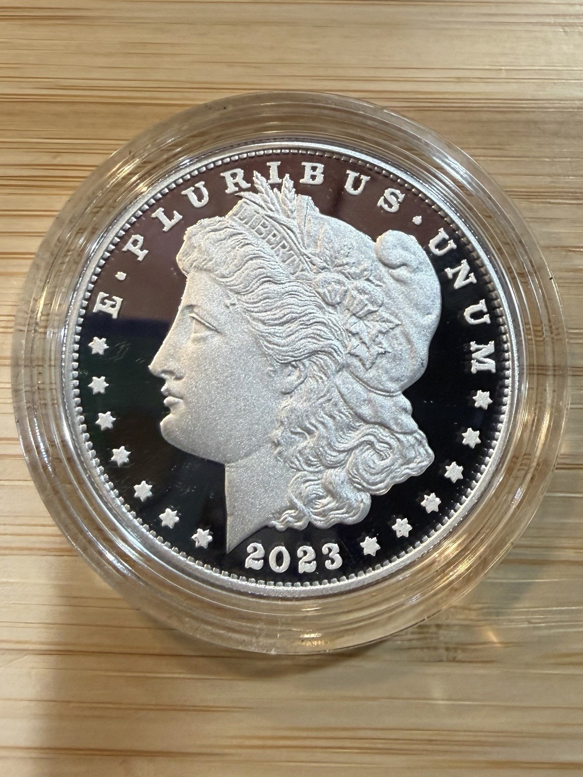2023 S Morgan Silver Dollar Proof $1 Coin, Coin and Capsule Only, 
