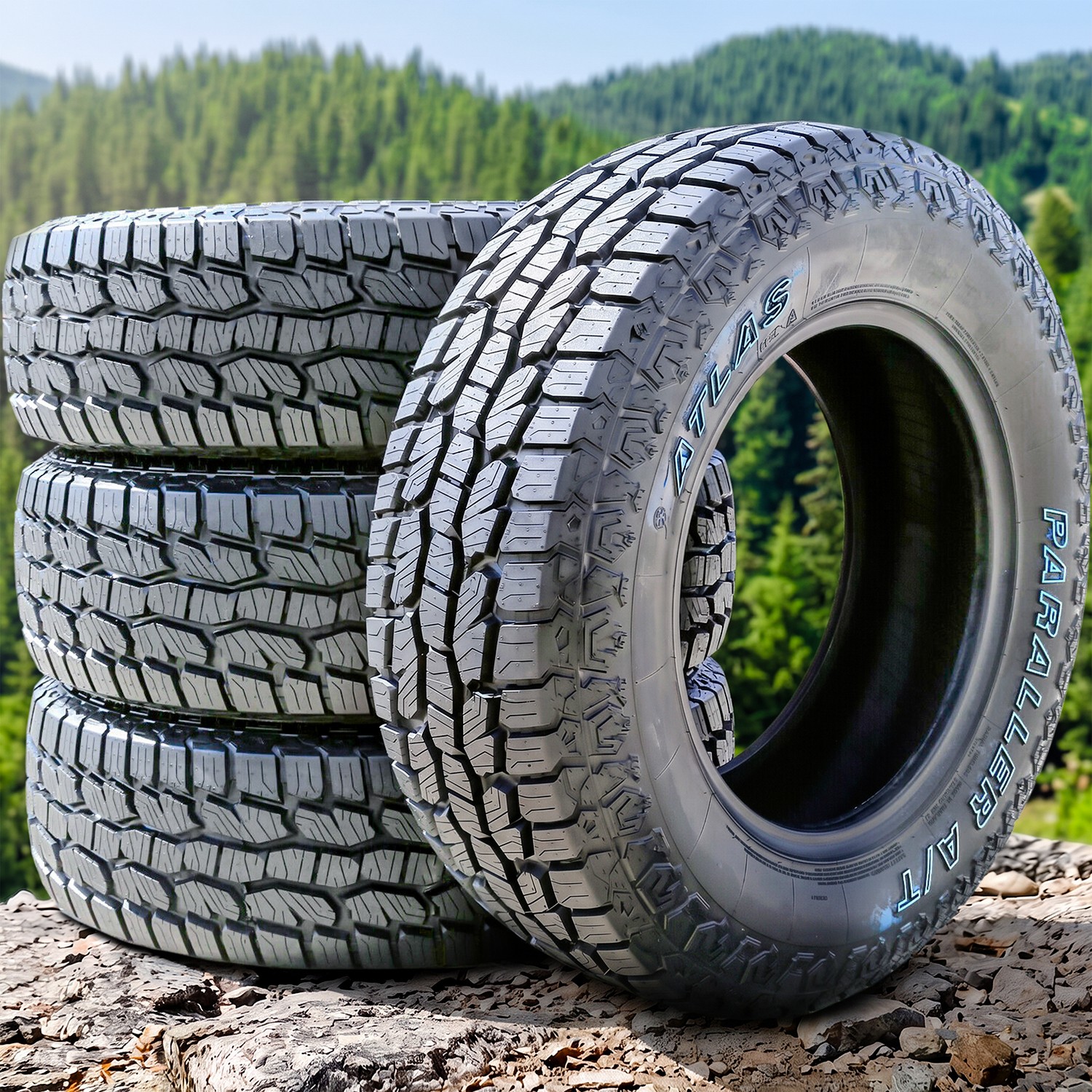 4 Atlas Tire Paraller A/T 285/70R17 116T (OWL) 55k Mi Warranty 560AB 4 Atlas Tire Paraller A/T 285/70R17 116T (OWL) 55k Mi Warranty 560AB