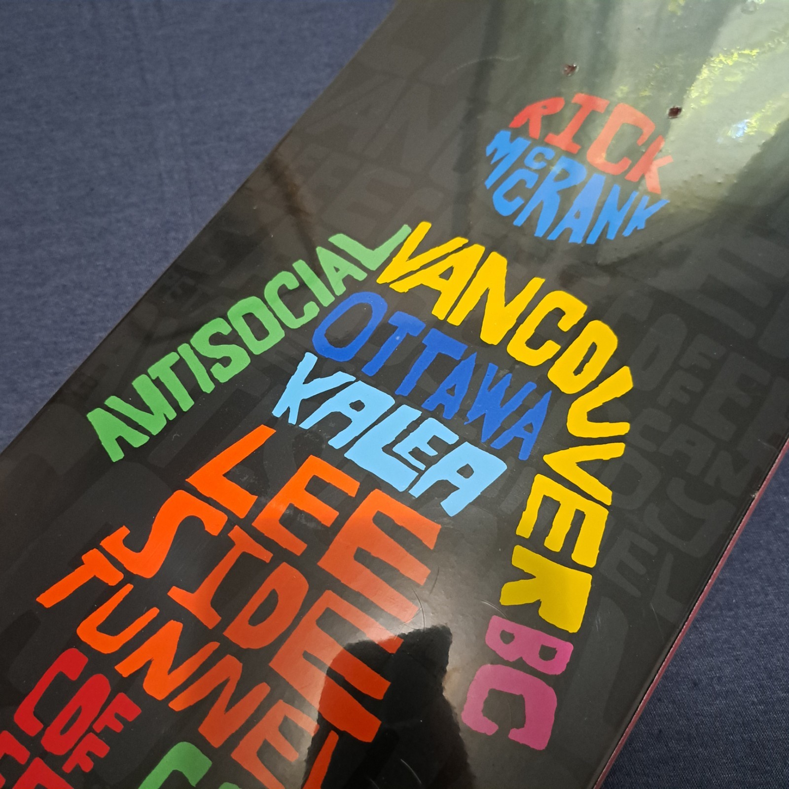 Girl Rick McCrank “Vancouver BC / Canada Typography” Deck – Crailtap Girl Rick McCrank “Vancouver BC / Canada Typography” Deck – Crailtap