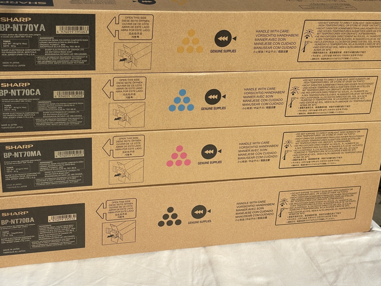 New Genuine Sharp BP-NT 70 Toners Read: Item Ships To The Lower 48 States Only New Genuine Sharp BP-NT 70 Toners Read: Item Ships To The Lower 48 States Only